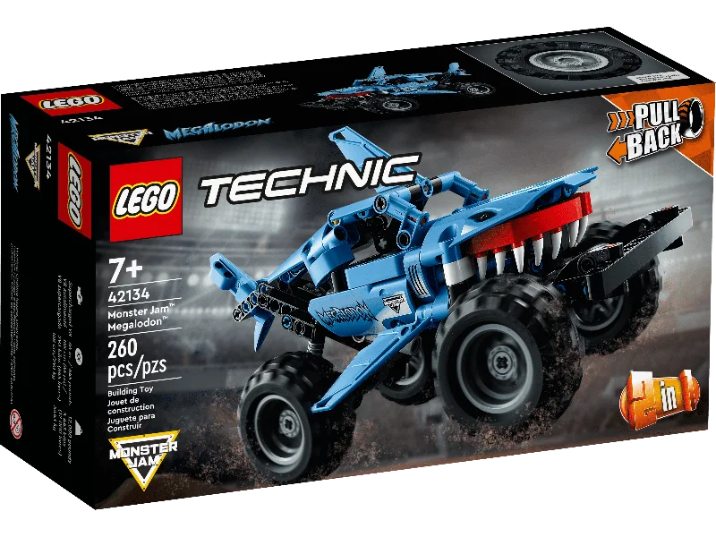 Offering educational value LEGOMonster Jam Megalodon, Lego Technic, Ages 7+