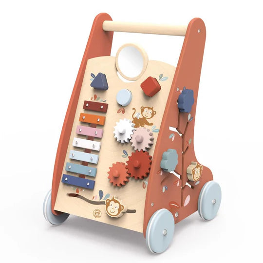 delightful wooden toys for children                   Multi Activity Push Toy - Activity Walker