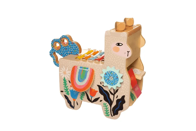 vibrant and colorful wooden toys for toddlers                   Musical Lili Llama