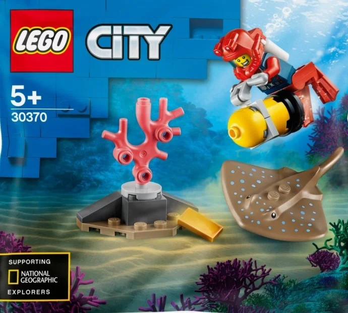 Consistently high-quality LEGO productsOcean Diver - LEGO City Polybag Set (30370)