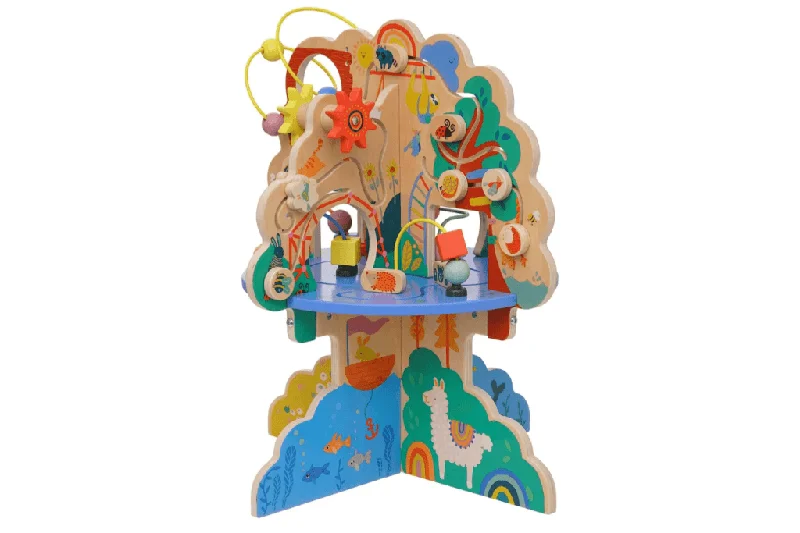 colorful and cheerful wooden toys                   Playground Adventure