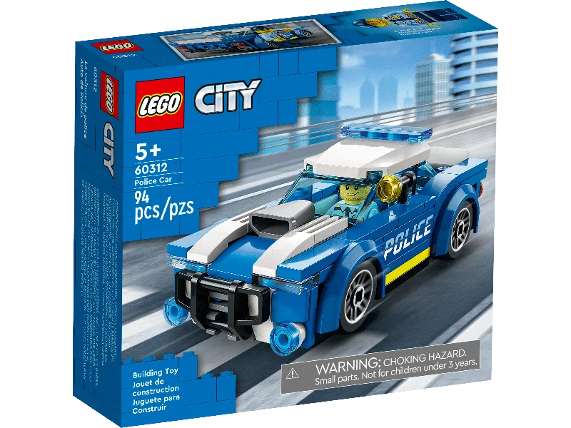 Perfect for both kids and adults LEGOPolice Car, Lego City, Ages 5+