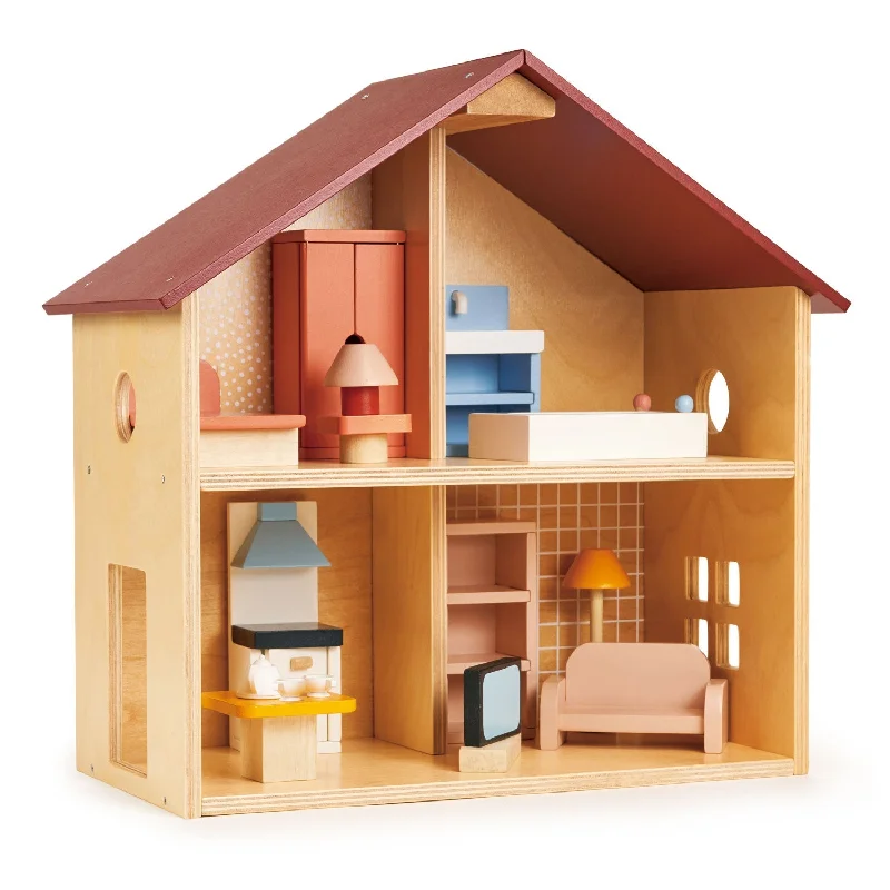 eco-conscious wooden toys that promote sustainability                   Poppets Dollhouse