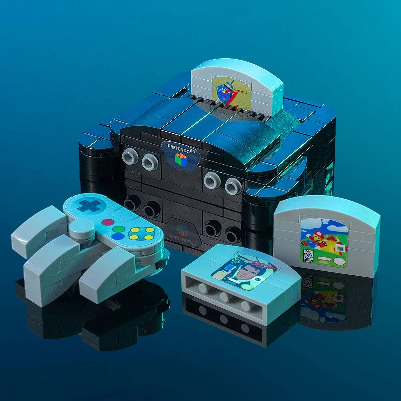 Perfect for both kids and adults LEGOPretendo 64 - Custom Classic Video Game Console Set made using LEGO parts