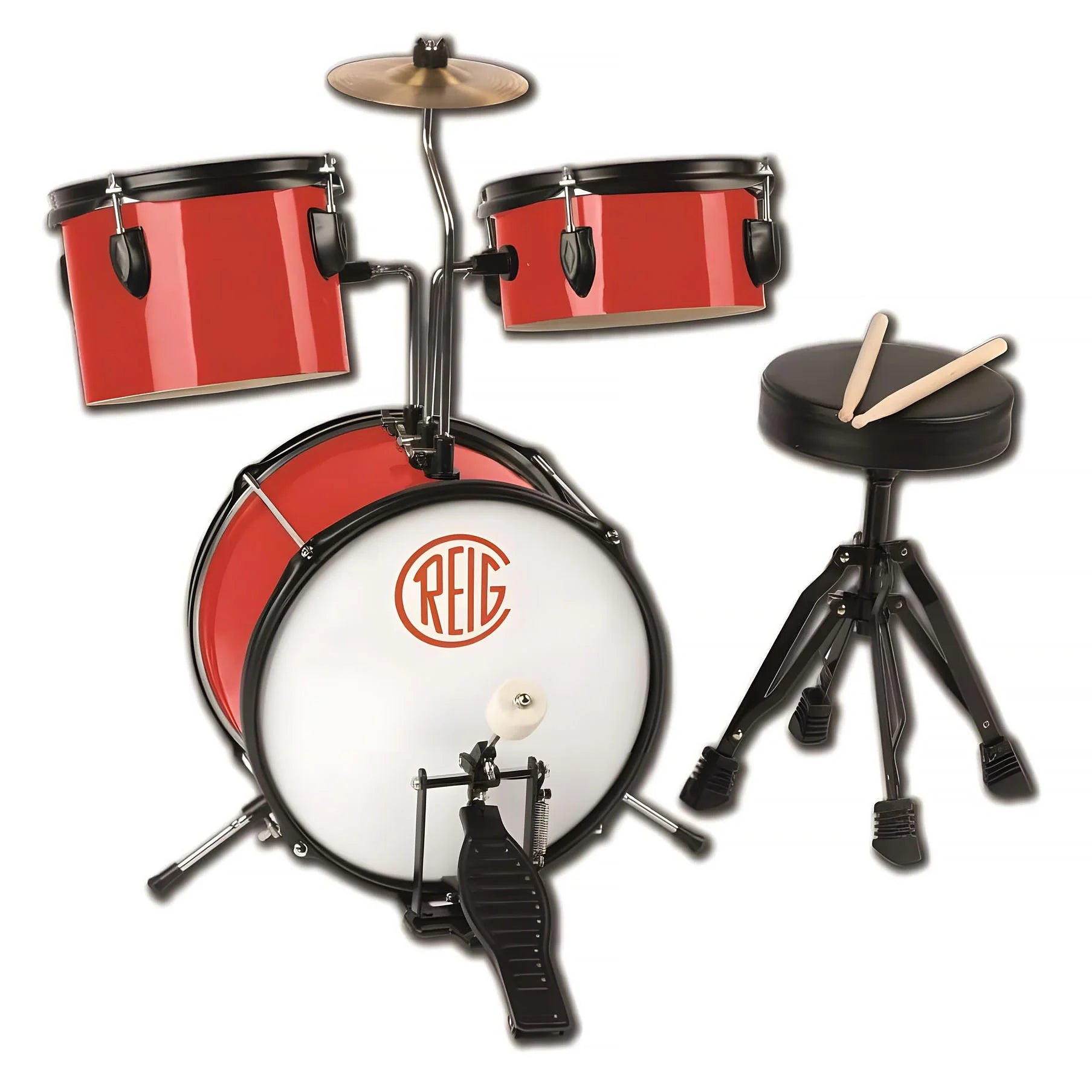 robust and durable wooden toys that withstand the test of time Reig Wooden and Metal Musical Drum Set robust and durable wooden toys that withstand the test of time Reig Wooden and Metal Musical Drum Set