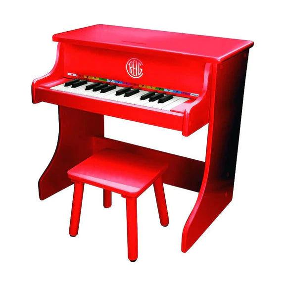robust and engaging wooden toys for kids REIG Children's Wooden Upright Grand Piano - Red robust and engaging wooden toys for kids REIG Children's Wooden Upright Grand Piano - Red