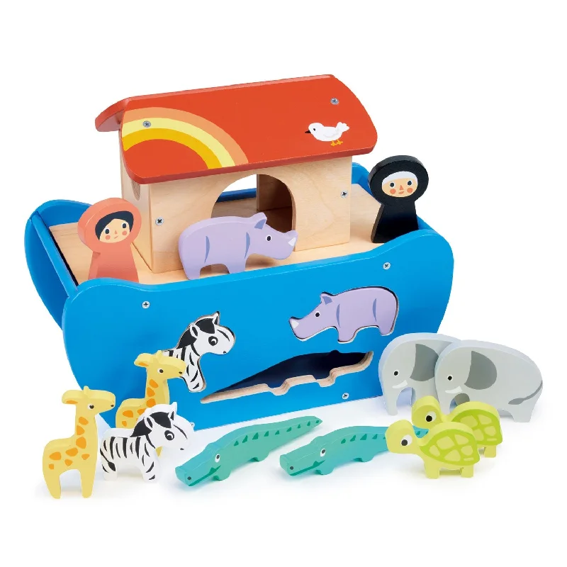 eco-friendly wooden toys                   Shape Sorting Animal Ark
