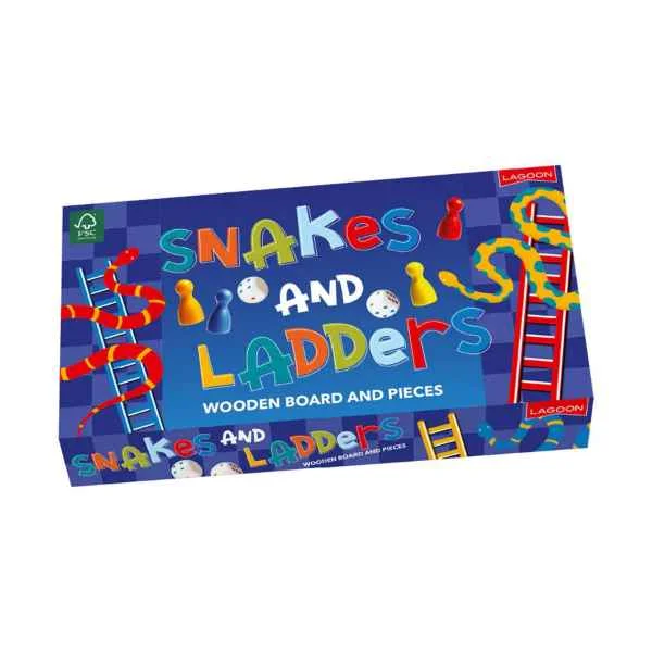 robust and child-safe wooden toys for all ages Snakes and Ladders - Wooden Board and Pieces robust and child-safe wooden toys for all ages Snakes and Ladders - Wooden Board and Pieces