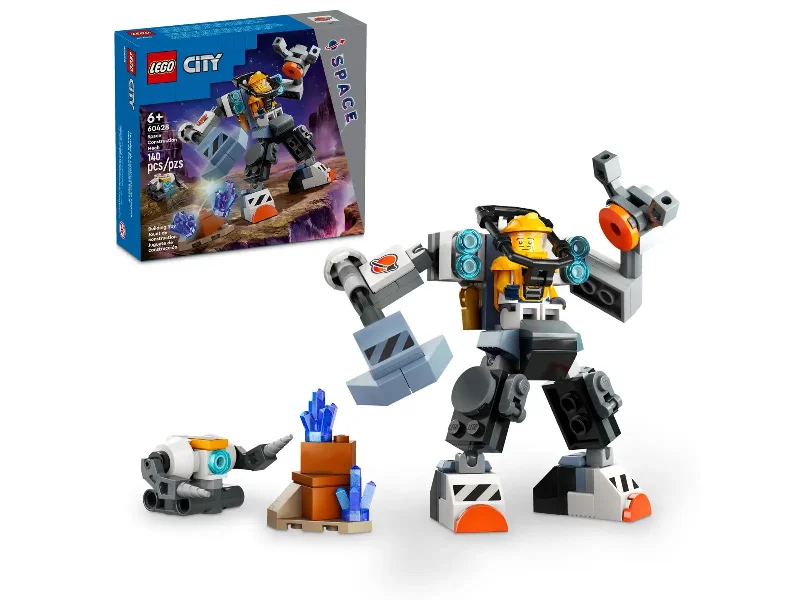 Iconic and recognizable LEGO charactersSpace Construction Mech