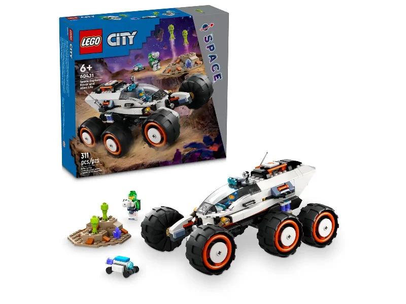 Fun-filled LEGO adventuresSpace Explorer Rover and Alien Life