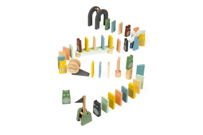 enchanting wooden toys that spark imagination                   Sweet Cocoon Dominos