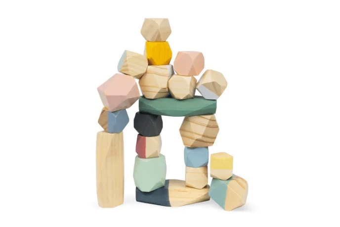 skillfully made wooden toys               Sweet Cocoon Stacking Stones