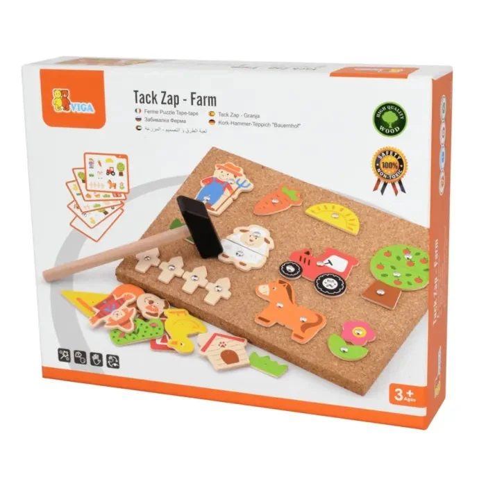 timeless classic wooden toys                   Tack Zap - Farm