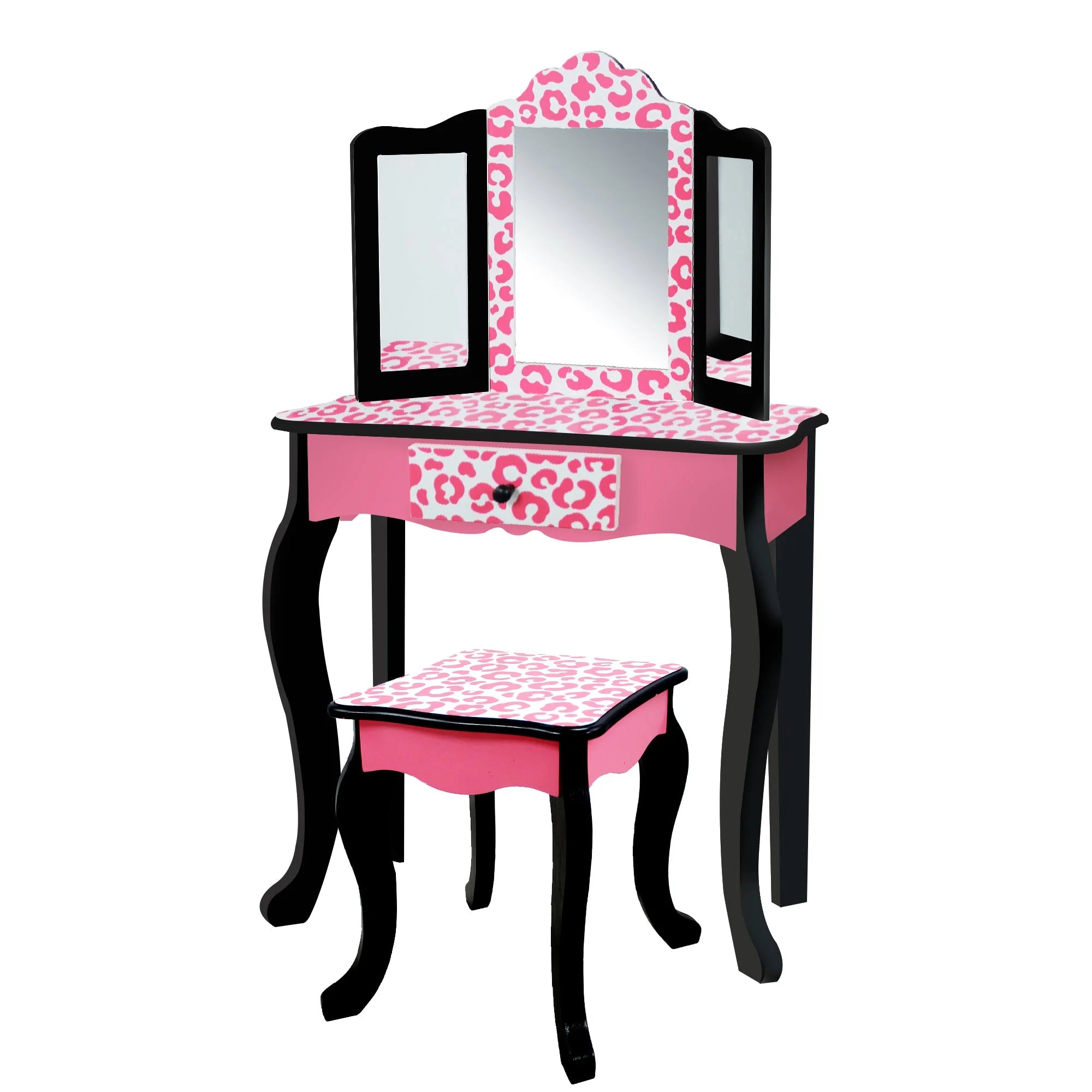 historically accurate and educational wooden toys that teach about cultures Teamson USA Kids Leopard Print Wooden Vanity Set and Matching Stool historically accurate and educational wooden toys that teach about cultures Teamson USA Kids Leopard Print Wooden Vanity Set and Matching Stool