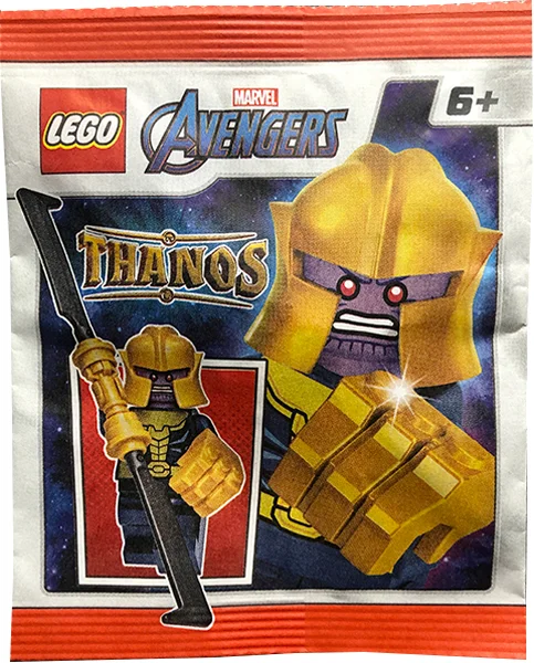 Time-honored LEGO traditionsThanos Minifigure - LEGO Marvel Foil Pack Polybag Set (242215) Time-honored LEGO traditionsThanos Minifigure - LEGO Marvel Foil Pack Polybag Set (242215)