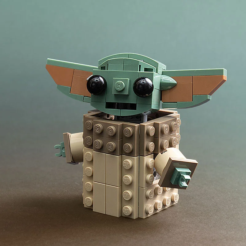 Imagination-sparking LEGO setsThe Child - Baby Yoda Star Wars Mandalorian Set [CUSTOM MOC] made using LEGO parts