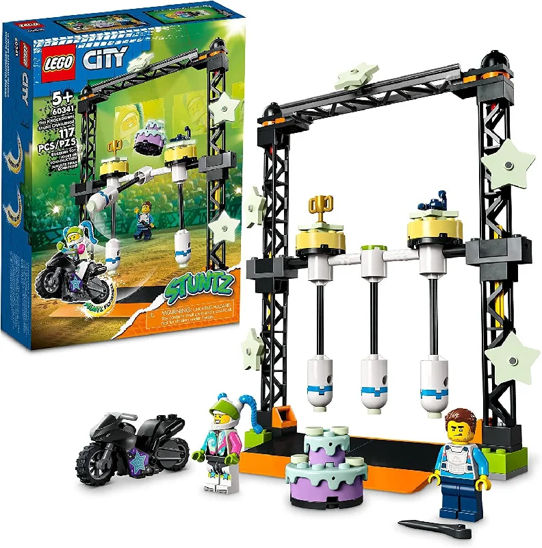 Fostering patience and perseverance LEGOKNOCKDOWN STUNT CHALLENGE
