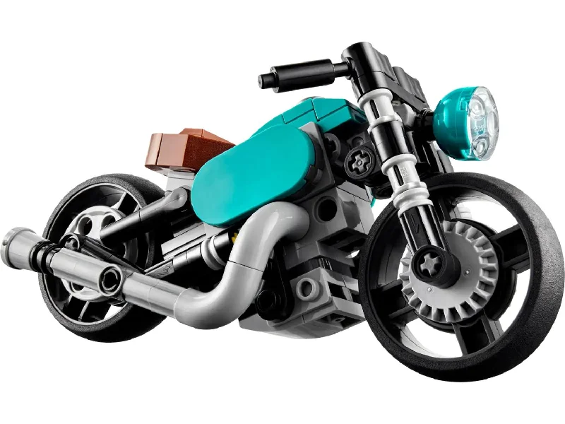 Stress-relieving LEGO buildingVINTAGE MOTORCYCLE