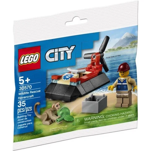 Offering interactive play LEGOWildlife Rescue Hovercraft - LEGO City Polybag Set (30570) Offering interactive play LEGOWildlife Rescue Hovercraft - LEGO City Polybag Set (30570)