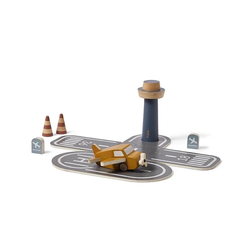 handcrafted wooden toys                  Wooden Airport