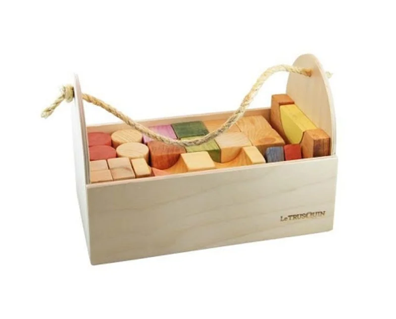 eco-friendly and safe wooden toys                   Wooden Blocks Set