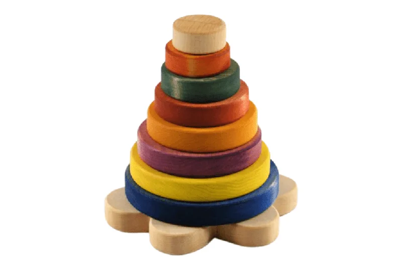 thoughtfully crafted and safe wooden toys                   Wooden Stacking Toy