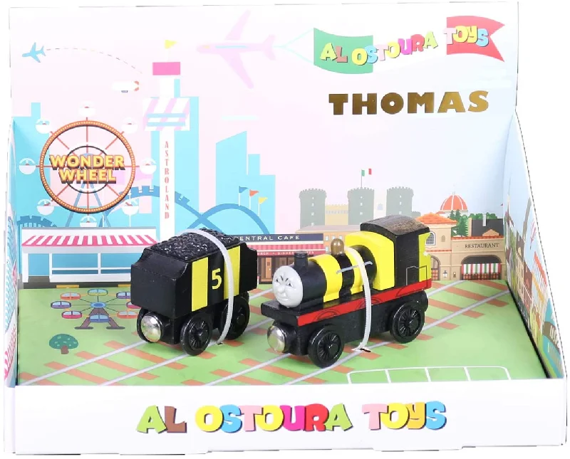 eco-conscious and sustainable wooden toys for children                   Wooden Thomas Train-Bill