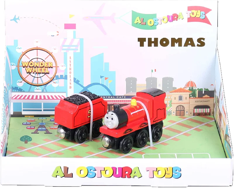 historically inspired wooden toys that teach history                   Wooden Thomas Train-James