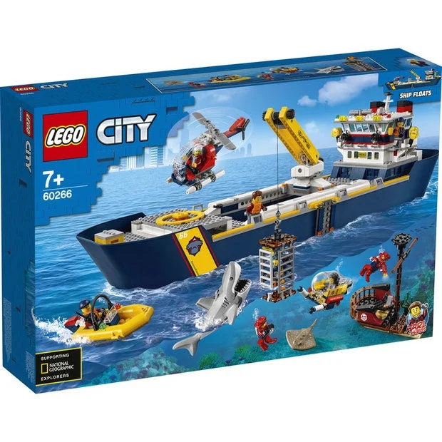 Family-friendly LEGO experiencesLEGO 60266 City Ocean Exploration Ship