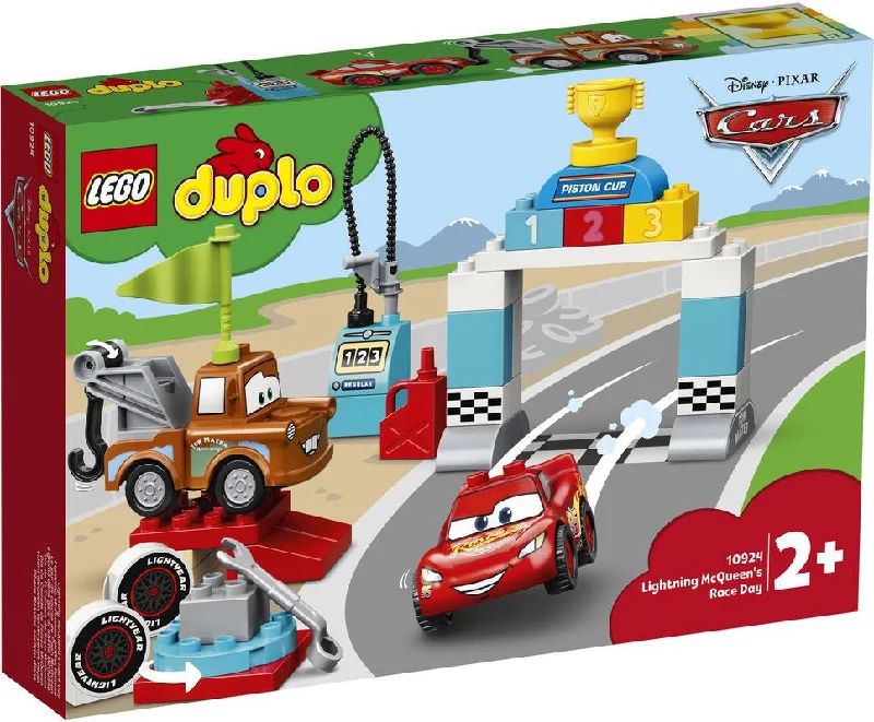 Intricate and intricate LEGO designsLEGO 10924 Duplo Disney Cars Lightning Mcqueen's Race Day