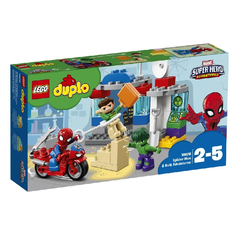 Encouraging hand-eye coordination LEGOLEGO 10876 Duplo Spider-Man & Hulk Adventures