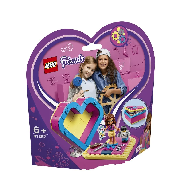 Finely detailed LEGO structuresLEGO 41357 Friends Olivia's Heart Box