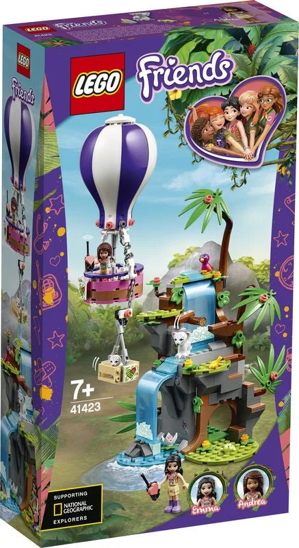 Offering interactive play LEGOLEGO 41423 Friends Tiger Hot Air Balloon Jungle Rescue