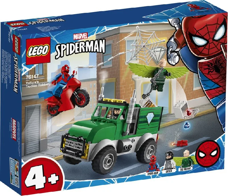 Beautifully crafted LEGO sculpturesLEGO 76147 Super Heroes Marvel Spider-Man Vulture's Trucker Robbery Beautifully crafted LEGO sculpturesLEGO 76147 Super Heroes Marvel Spider-Man Vulture's Trucker Robbery