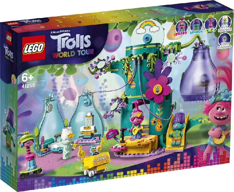 Adorable and charming LEGO charactersLEGO 41255 Trolls Pop Village Celebration