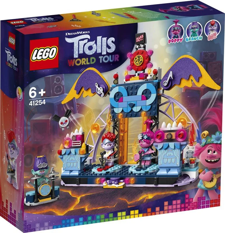 Offering educational value LEGOLEGO 41254 Trolls Volcano Rocky City Concert