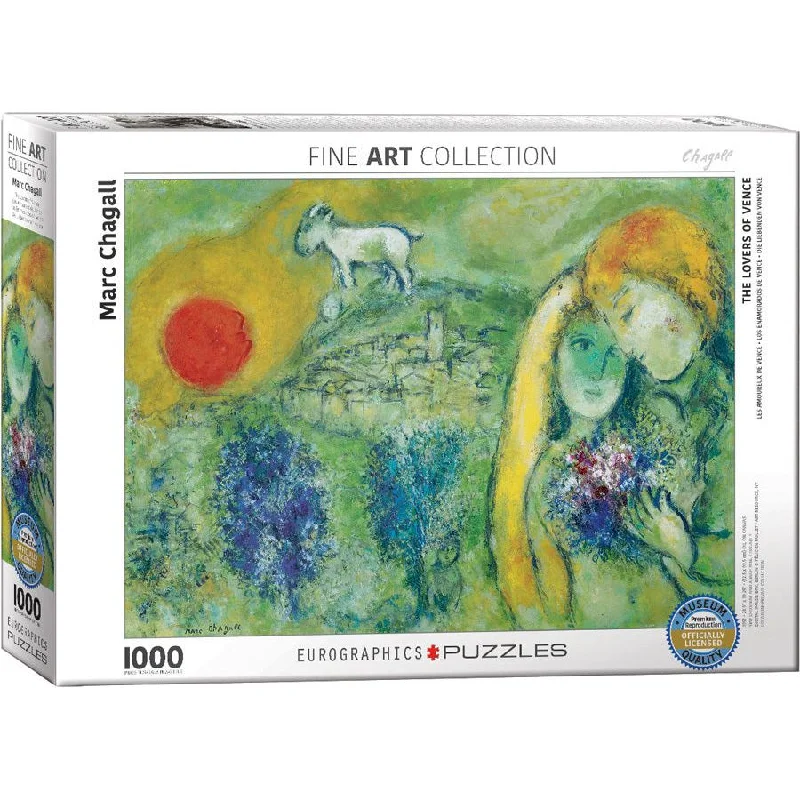 Social games 1000pc | Marc Chagall | The Lovers of Vence