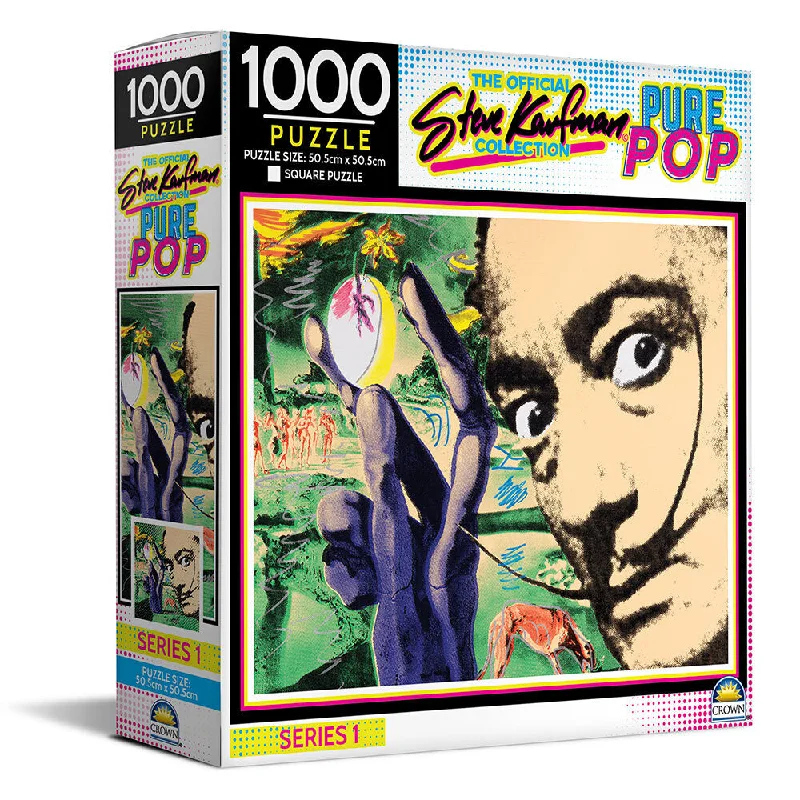 Challenging puzzles CROWN - STEVE KAUFMAN COLLECTION PURE POP SERIES 1 ASSORTMENT 1000PC