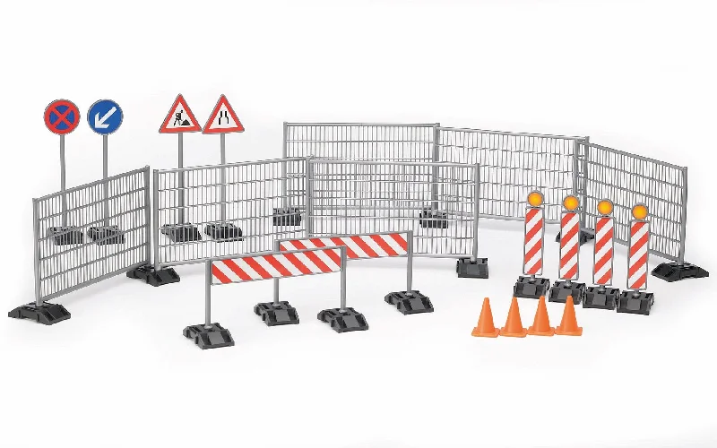 Realistic toy carsbruder Accessoire: Baustellen-Set