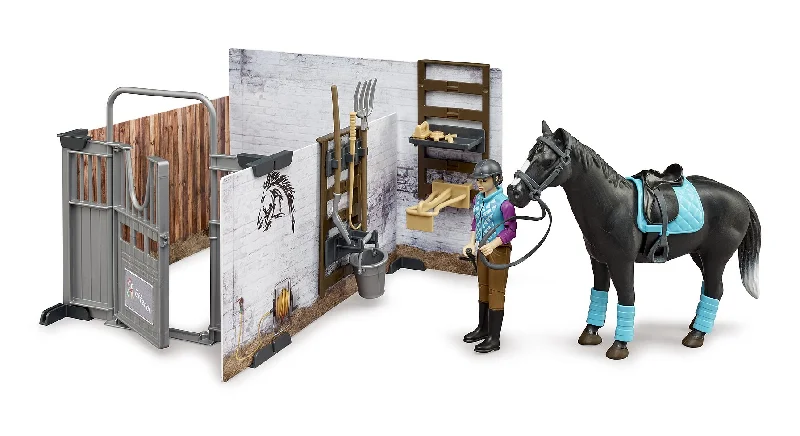 High-quality materials toys bruder BWorld-Pferdestall