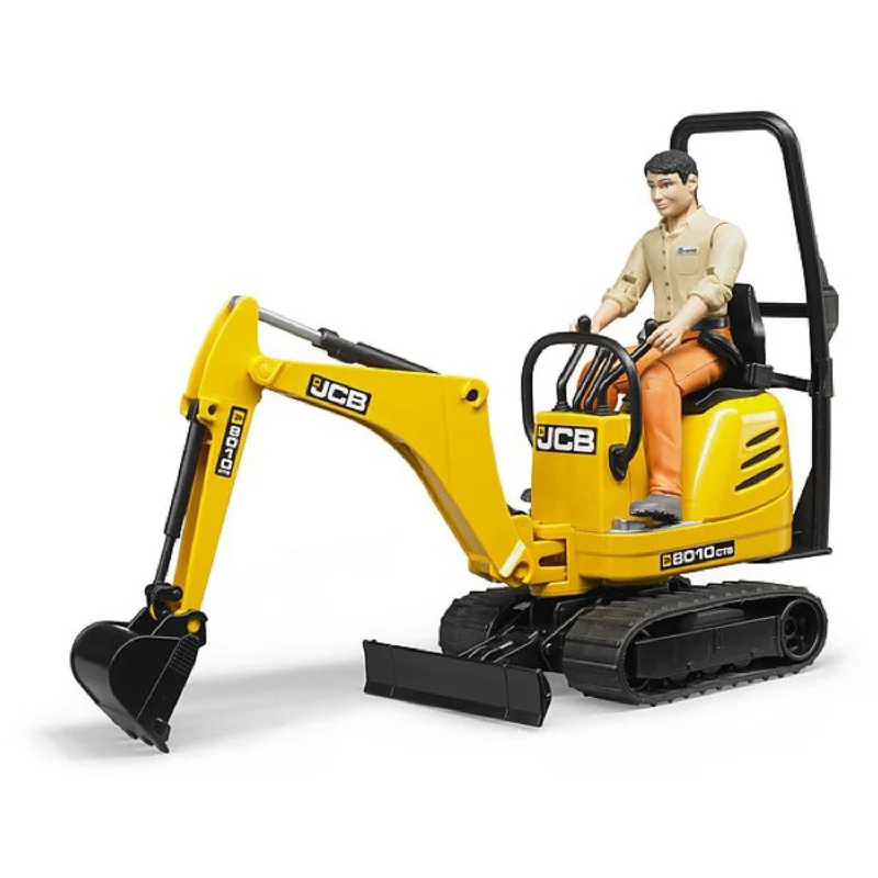 High-quality materials toys Bruder JCB Micro excavator 8010 CTS and construction work