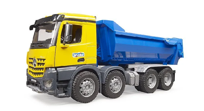 High-quality toy cars bruder MB Arocs Halfpipe-Muldenkipper