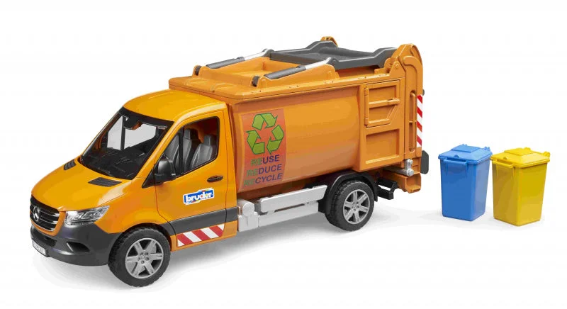 Realistic toy carsbruder MB Sprinter Kommunale Abfallverwertung