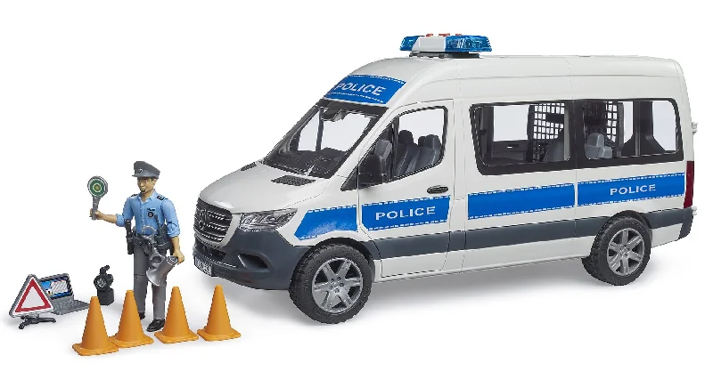 High-quality materials toys bruder MB Sprinter Polizei-Einsatzfahrzeug mit Light & Sound Modul
