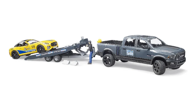 Durable toysbruder RAM 2500 Power Wagon + Roadster-Rennteam