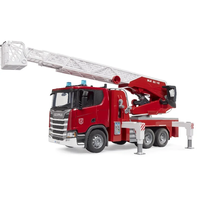 Enthusiastic toysBruder Scania Super 560R fire engine w ladder, waterp.LS