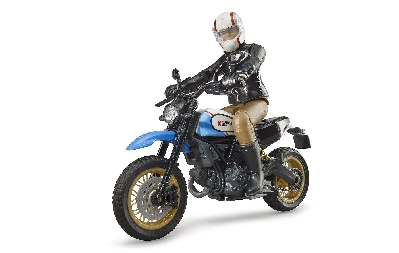 High-quality materials toys bruder Scrambler Ducati Wüstenschlitten mit Fahrer