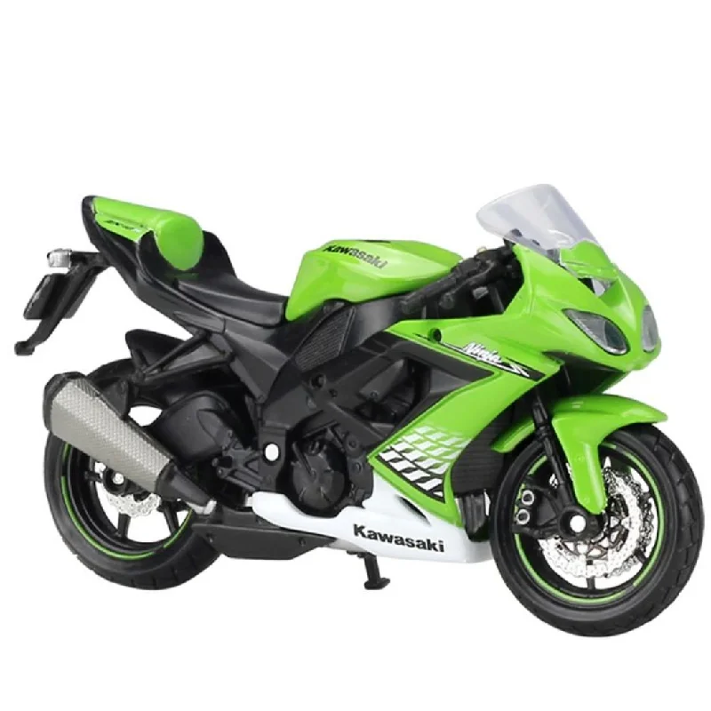 Enthusiastic toysGreen Kawasaki Ninja ZX -10R 1:18 Scale Bike by Maisto