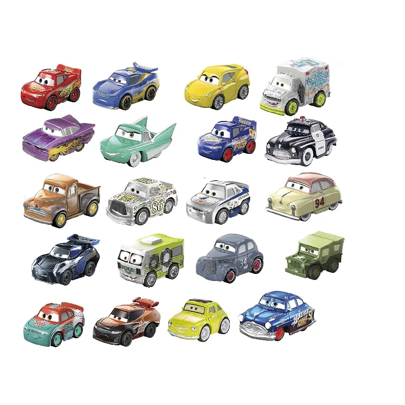 Playful toys Car Toys Mini Racers 21-Pack of Collectible Die-Cast Toy Cars & Trucks Inspired by Movie Characters [Amazon Exclusive]