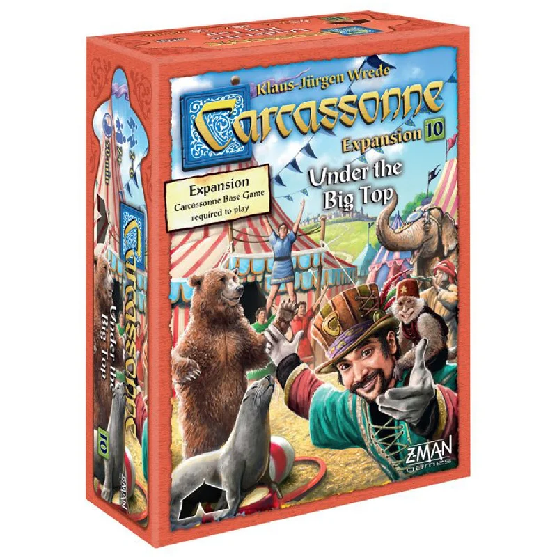 Challenging puzzles Carcassonne: Under the Big Top Expansion 10 Game